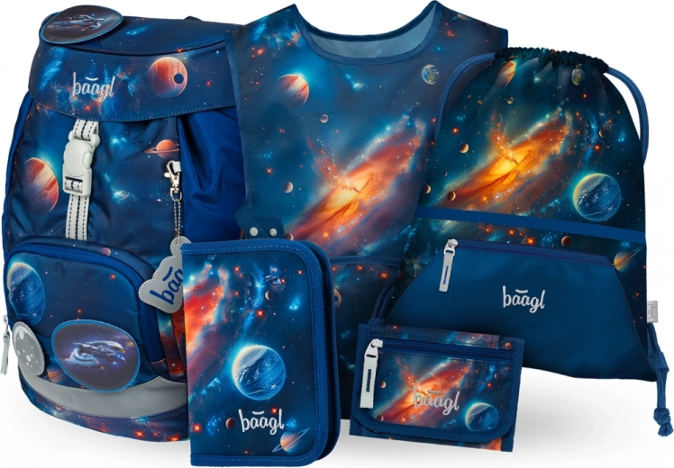 Set de accesorios escolares espacio