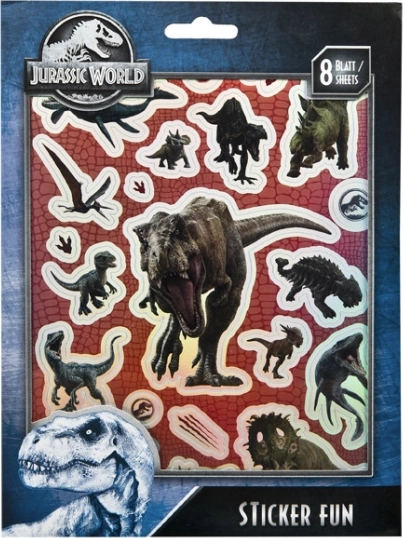 Set de pegatinas Jurassic World