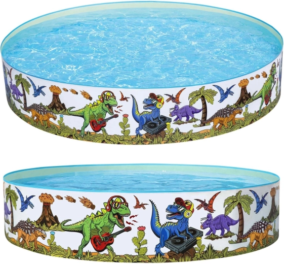 Piscina de jardín con dinosaurios 244 × 46 cm Bestway