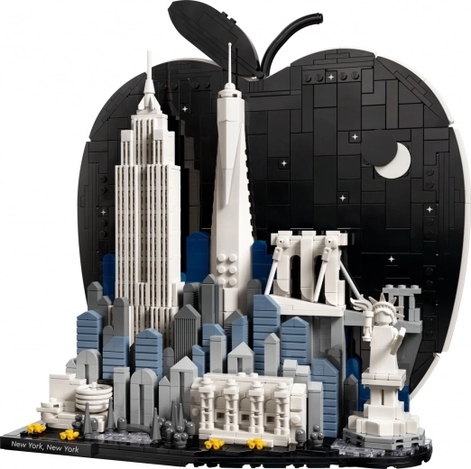 Icónico skyline de Nueva York como decoración