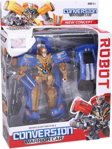 Robot Warrior con efectos luminosos y de sonido de 21 cm - 1 unidad