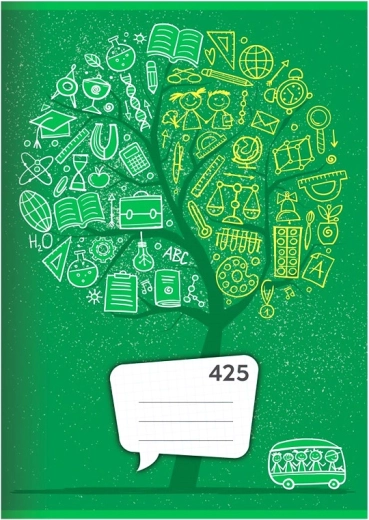 Cuaderno A4 cuadriculado, 20 hojas