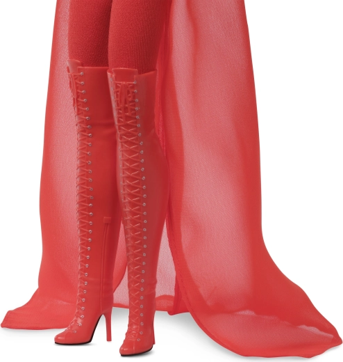 Botas por encima de la rodilla con cordones