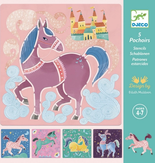 DJECO Plantillas de caballos