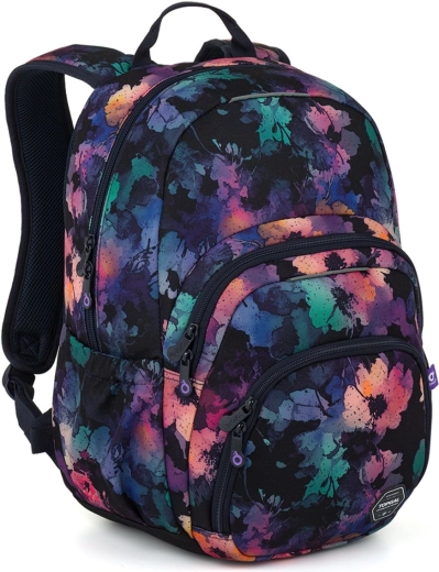 Mochila estudiantil Topgal abstract flora