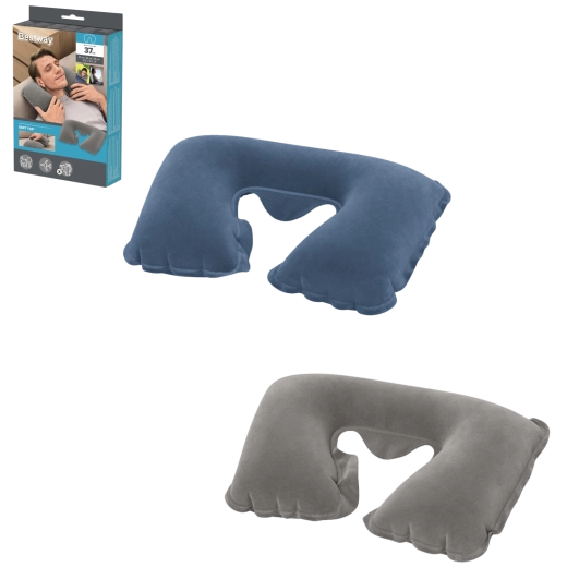 Almohada de viaje inflable para el cuello BESTWAY 37 × 24 × 10 cm