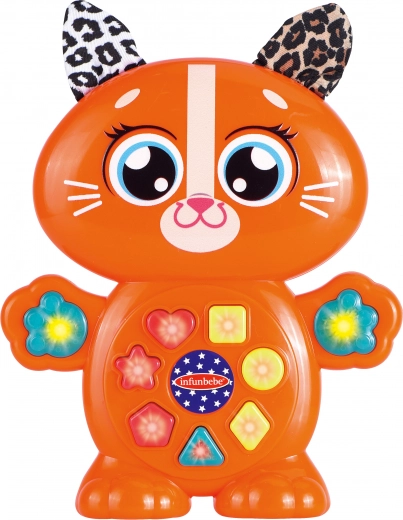Gatito interactivo con efectos 16 cm