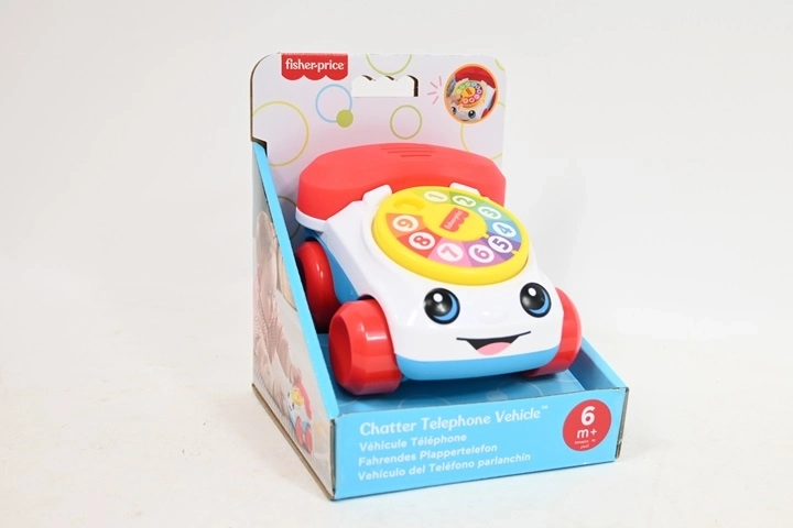 Teléfono de arrastre Fisher-Price con ruedas para bebés