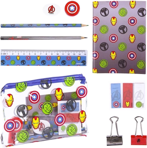 Set de escritura Avengers de 12 piezas - 1 unidad