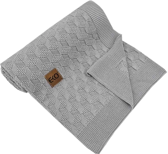 Manta de bambú EKO Light Grey 80 × 100 cm