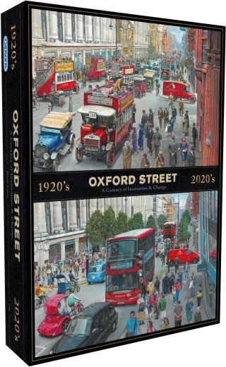 Puzzle Gibsons Oxford Street a través de las décadas 1000 piezas