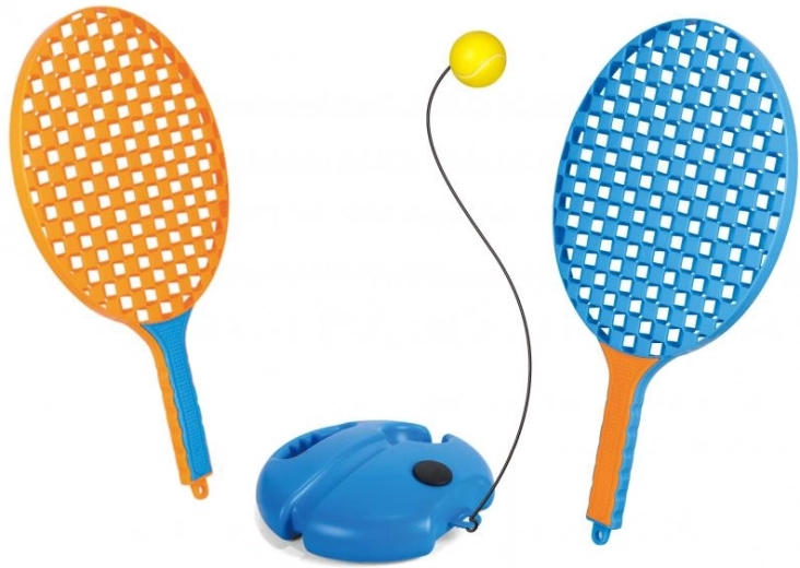 Entrenador de tenis Sporto con dos palas