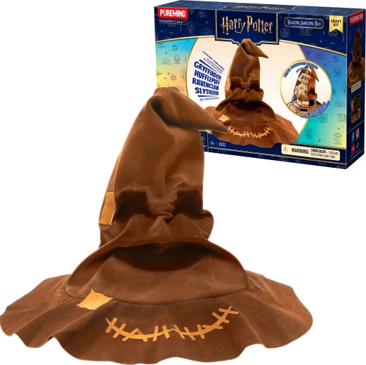 Puremind Harry Potter rompecabezas 3D de madera Sombrero Seleccionador con sonido