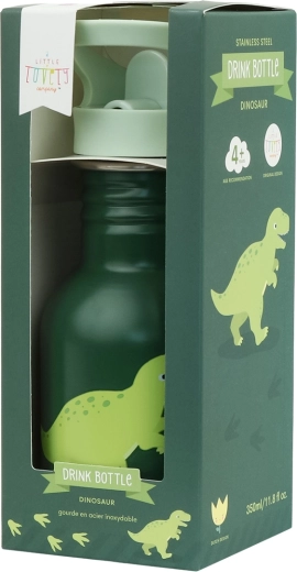 A Little Lovely Company botella de acero inoxidable para beber dinosaurio 350 ml