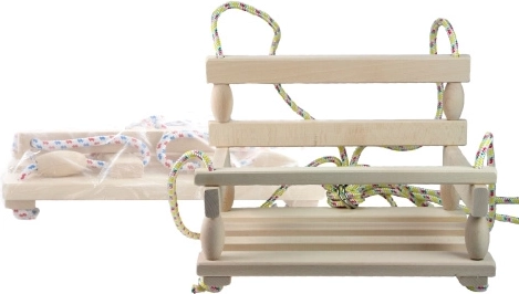 Columpio de madera – natural