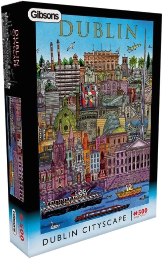 Puzzle Gibsons Vista de Dublín de 500 piezas