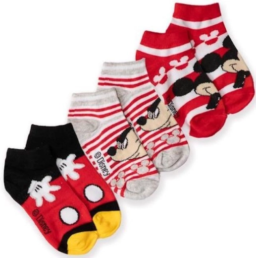 Juego de calcetines bajos Mickey Mouse - 3 pares