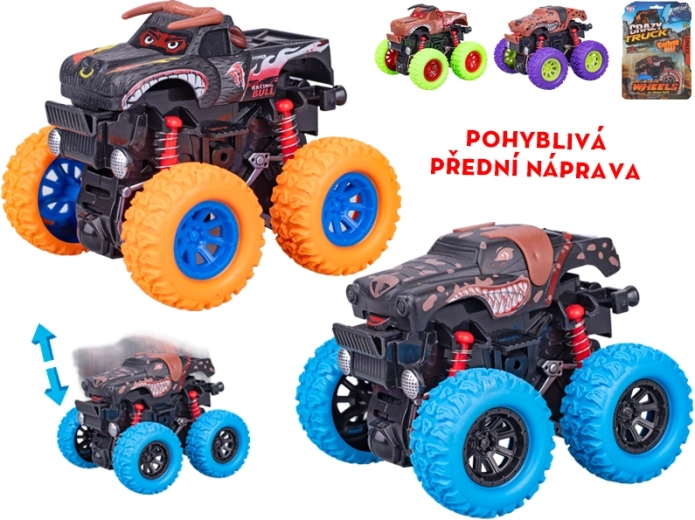 Crazy Truck monster truck de fricción 9 cm