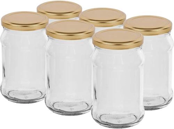 Tarros de conserva con tapa 300 ml Twist, juego de 6 uds.