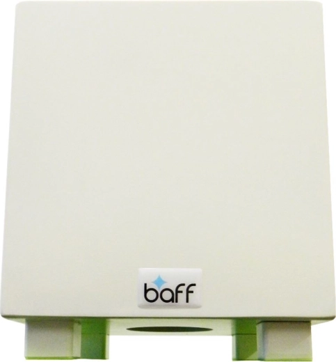 Taburete tambor Baff blanco 30 cm