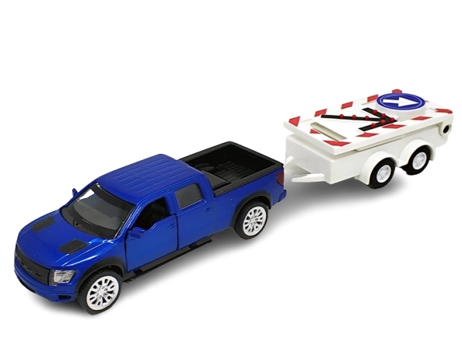 Modelo metálico del pick-up Ford F-150 SVT Raptor 1:52 con luces y sonidos