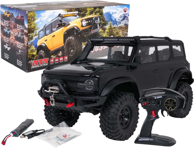 Coche todoterreno teledirigido Wilderness 1:10 negro