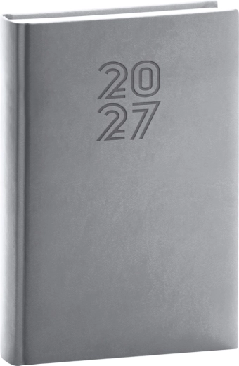 Agenda diaria Notique Aprint 2027 gris 15 × 21 cm