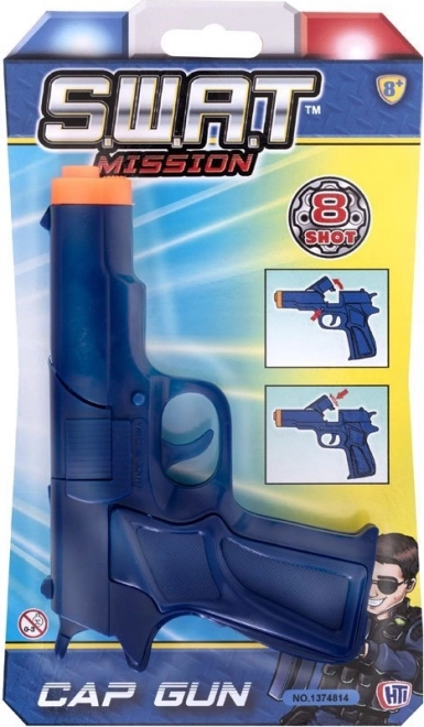 Pistola de cápsulas para niños 17 cm