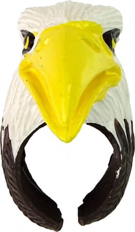 Anillo infantil con cabeza de águila – juguete educativo