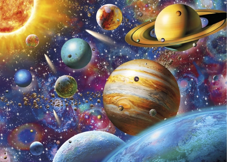 Puzle Planetas 1000 piezas DINO