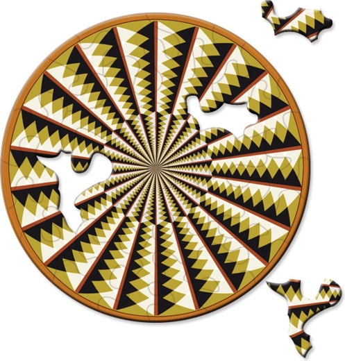 Puzzle redondo CURIOSI Picoli Carrusel 33 piezas