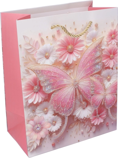 Delicado diseño de mariposas en colores pastel