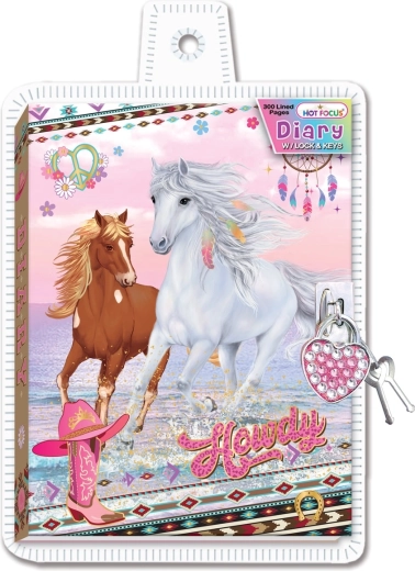 Diario secreto con candado – caballo