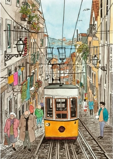 Puzzle Lisboa 1000 piezas MAGNOLIA