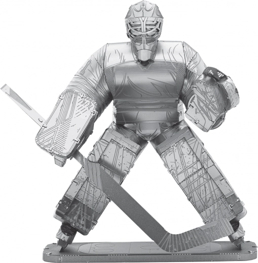 Metal Earth rompecabezas 3D portero de hockey