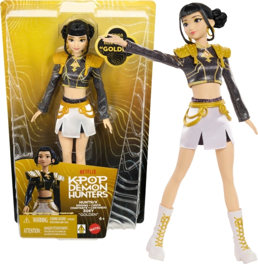 Muñeca de moda cantante KPop Demon Hunters HUNTR/X Zoey Golden