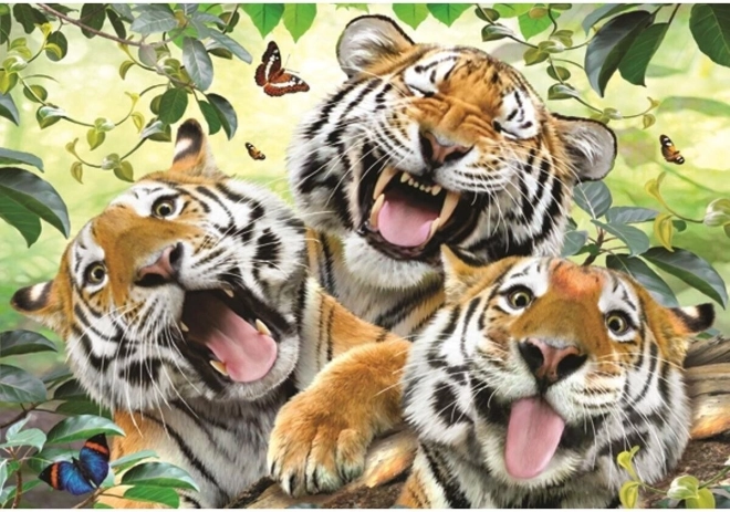 Puzzle Selfie de Tigre 260 Piezas