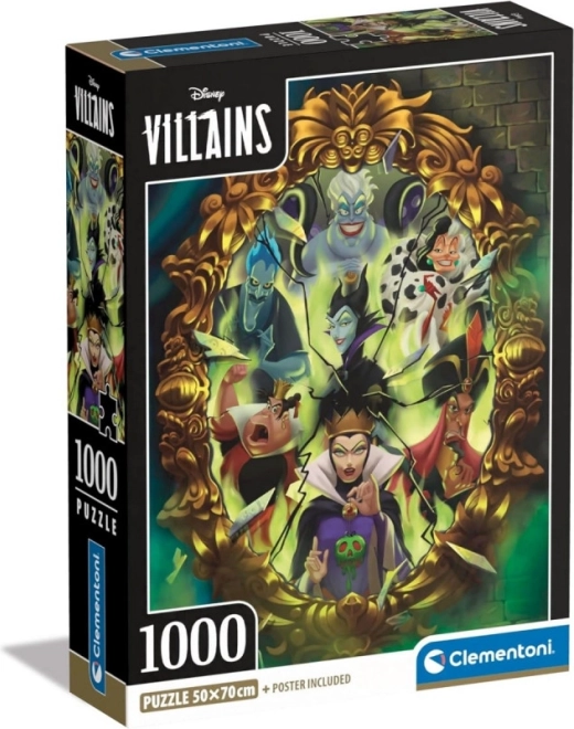 Puzzle Disney Villains 1000 piezas compacto