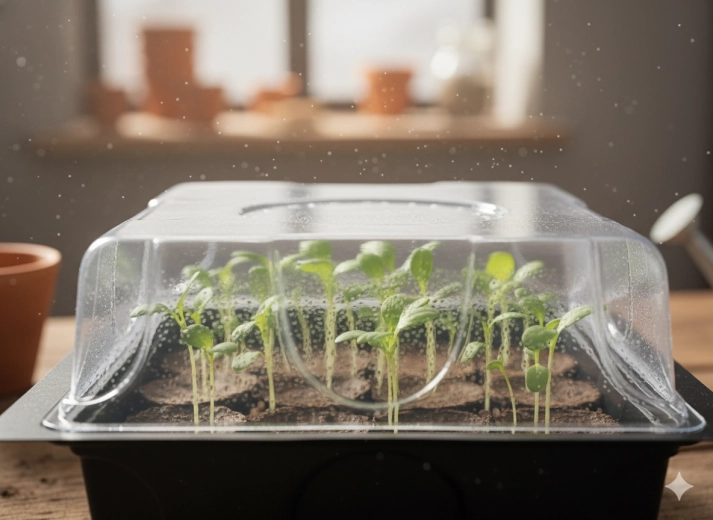 Microclima regulable para una germinación rápida
