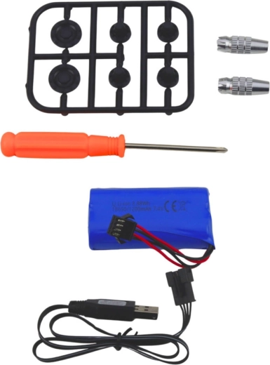 Luces LED, sonidos y abundantes accesorios en el paquete