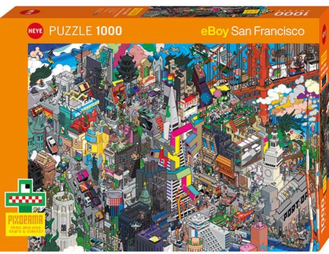 Puzzle Pixorama: San Francisco Quest 1000 piezas