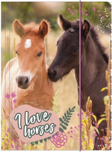 Carpeta Derform para cuadernos con motivo de caballo A4