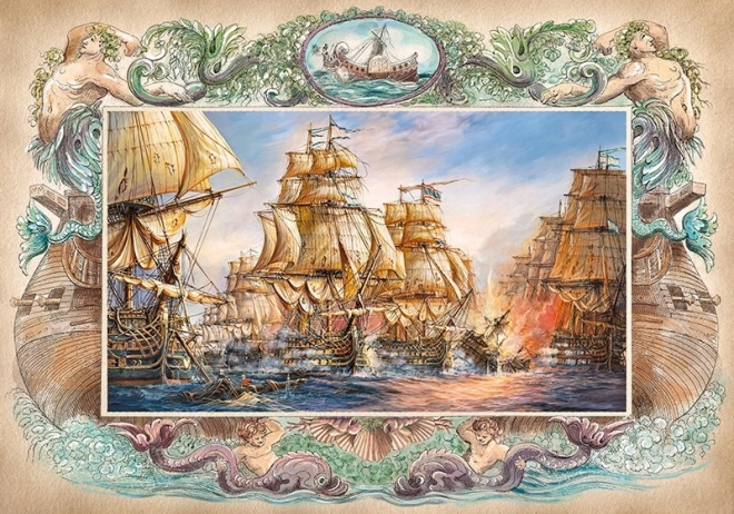 Puzzle Batalla Naval de 2000 piezas CHERRY PAZZI