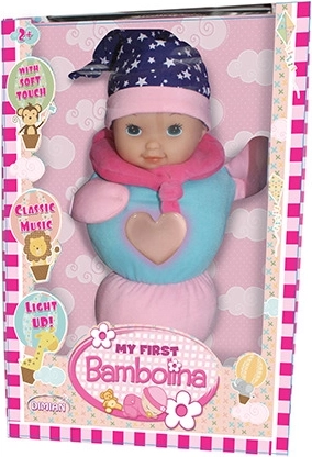 Muñeco bebé Bambolina 36 cm con sonidos y luces