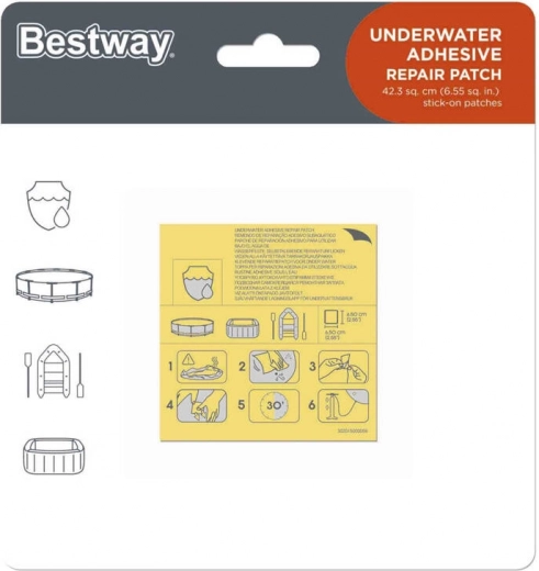 Kit de parches de reparación para piscina Bestway