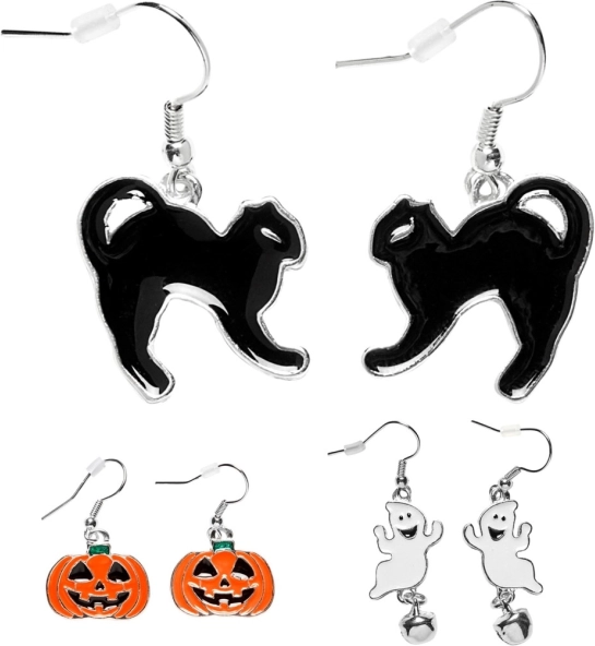 Set de pendientes infantiles de Halloween