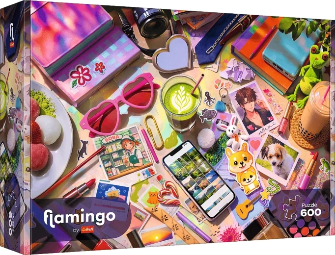 Puzzle Trefl Flamingo – Mi pequeño mundo (600 piezas)