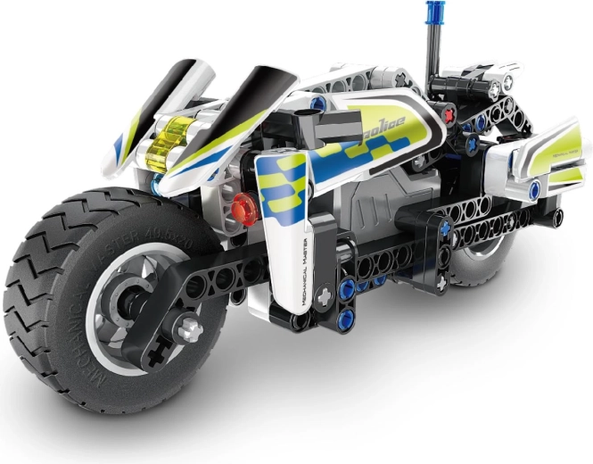 Motocicleta policial detallada