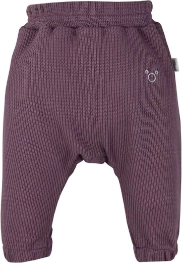 Pantalones de chándal infantiles Koala Pure morados 62 (3–6 meses)
