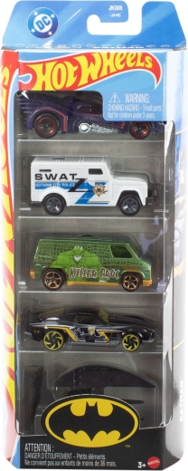 Pack coleccionable de 5 con motivos icónicos de BATMAN